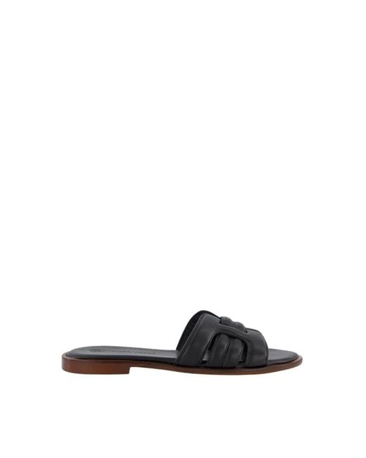 Gibaldi Black City Chic Schwarzer Slipper