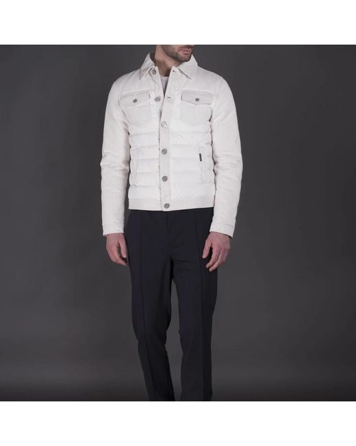 Jackets > down jackets Moorer pour homme en coloris White