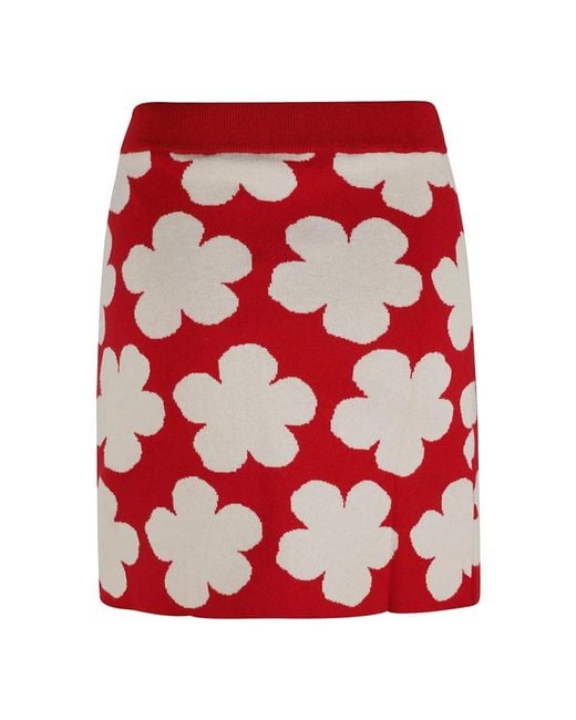 KENZO Red Short Skirts