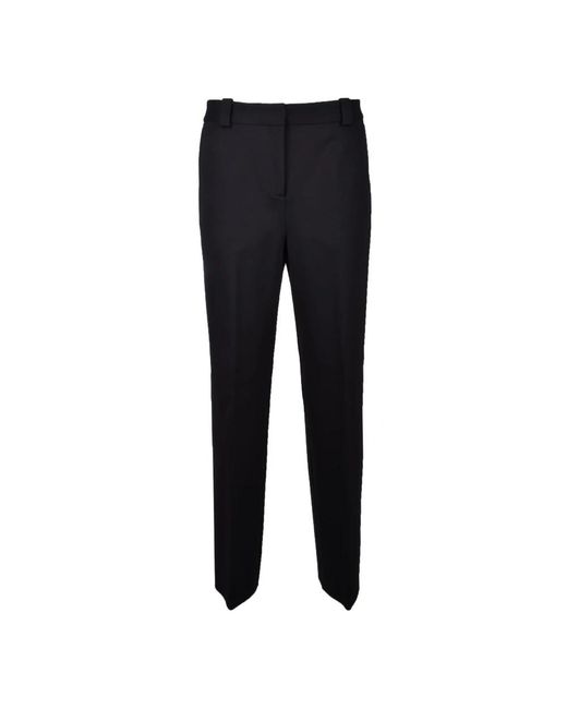 Anna Molinari Blue Straight Trousers