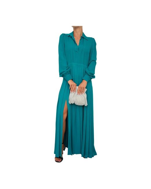 Twinset Kleedjes ,Groen ,Groene Water Jurk in het Blue