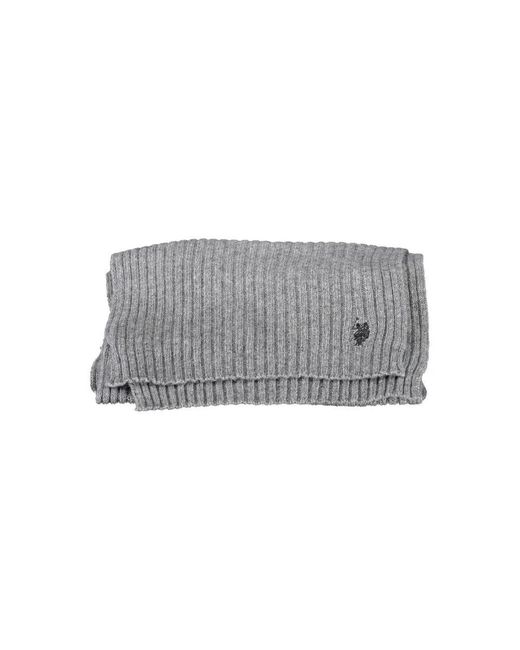 U.S. POLO ASSN. Gray Winter Scarves for men
