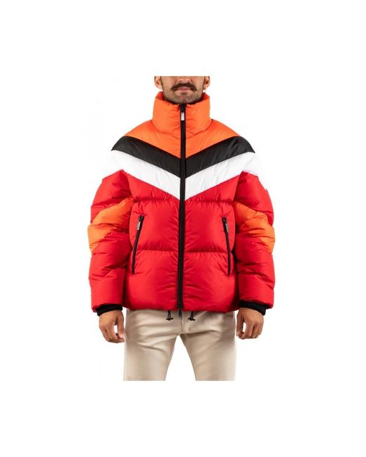 DSquared² Red Winter Jackets for men