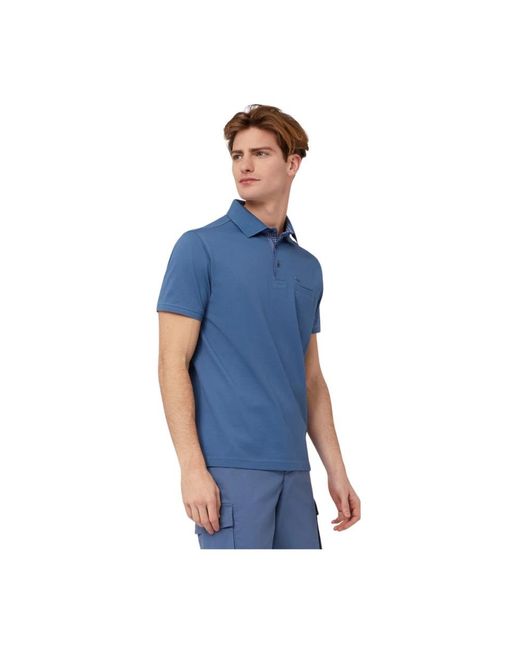 Harmont & Blaine Blue Polo Shirts for men