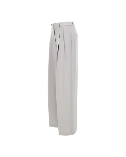 Theory Gray Straight Trousers