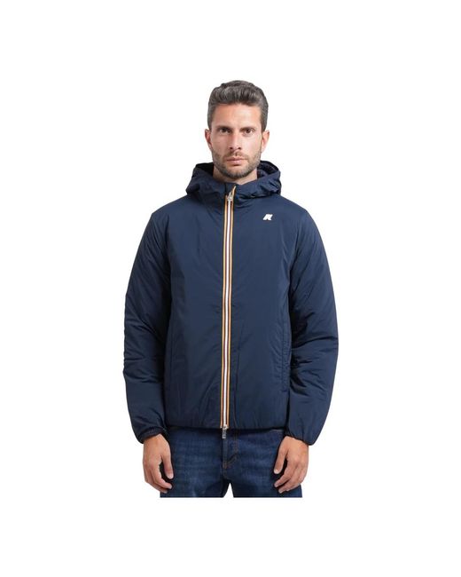 K-Way Blue Rain Jackets for men