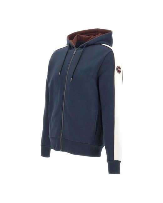 Colmar Zip-Through Sweatshirt in het Blue voor heren