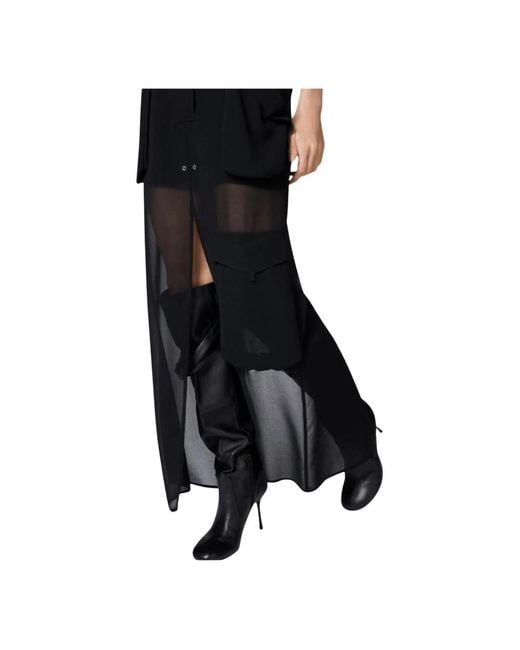 Pinko Black Maxi Skirts