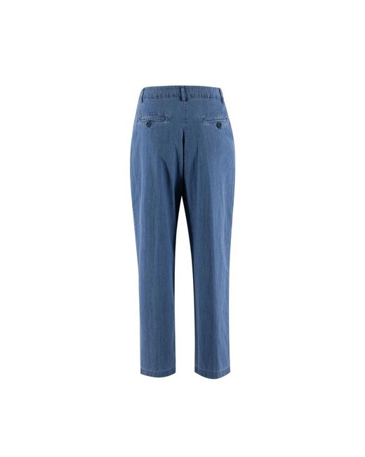 Slim-Fit Trousers Aspesi en coloris Blue