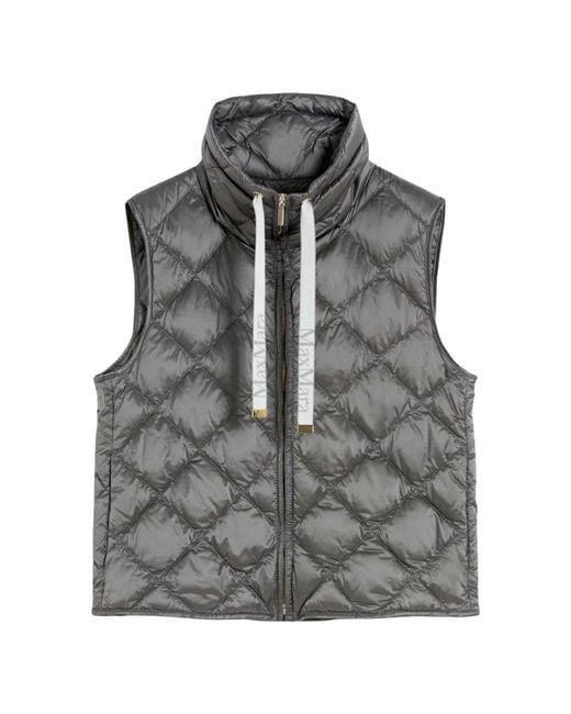 Max Mara Gray Waistcoats