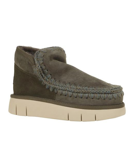 Mou Gray Winter Boots