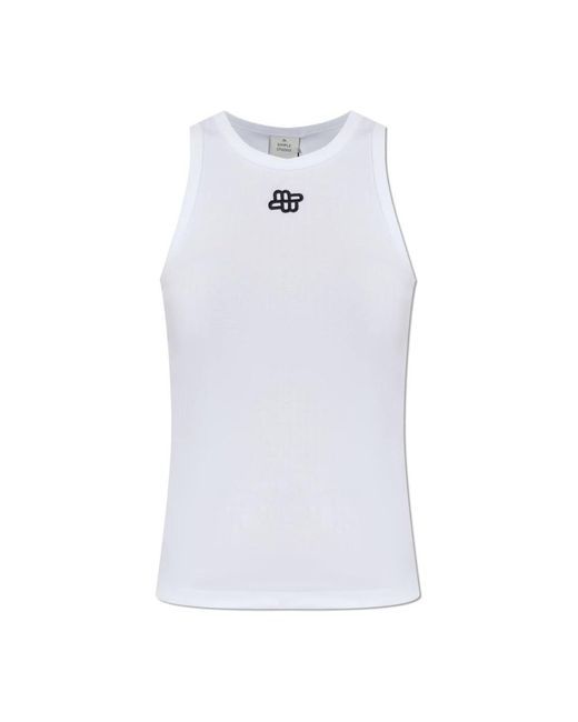 Sleeveless Tops Munthe de color White
