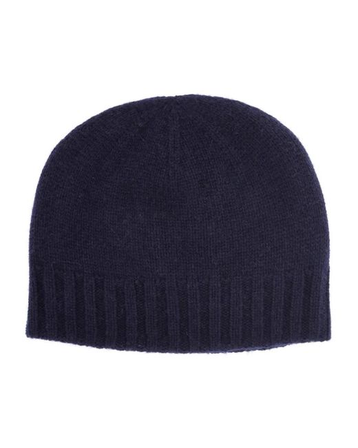 Drumohr Accessoires ,Blauw ,Cuffia Reversibile in het Blue voor heren