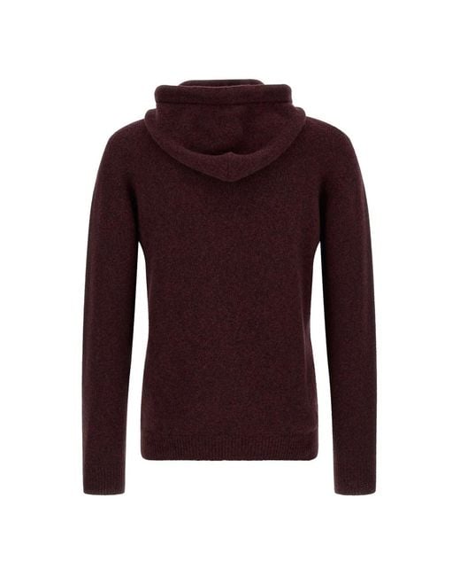 Roberto Collina Purple Hoodies for men
