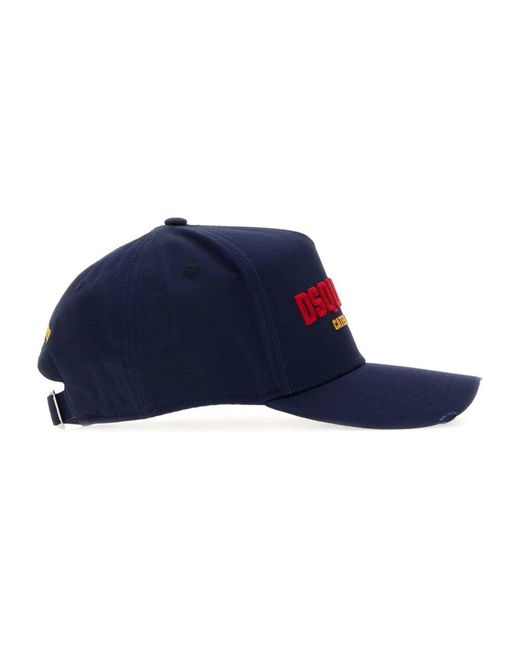 DSquared² Baseball Cap in het Blue voor heren