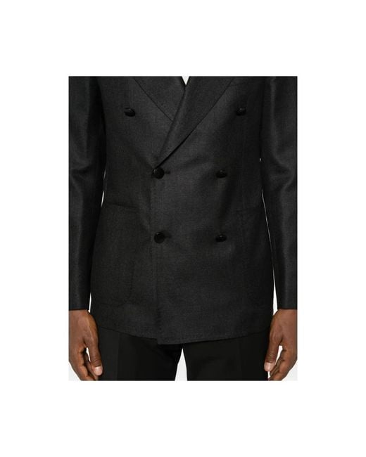 Tagliatore Black Blazers for men
