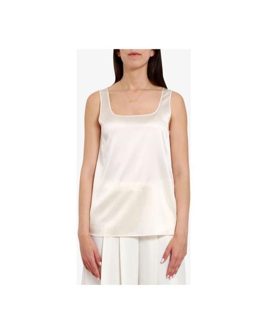 Pennyblack White Sleeveless Tops