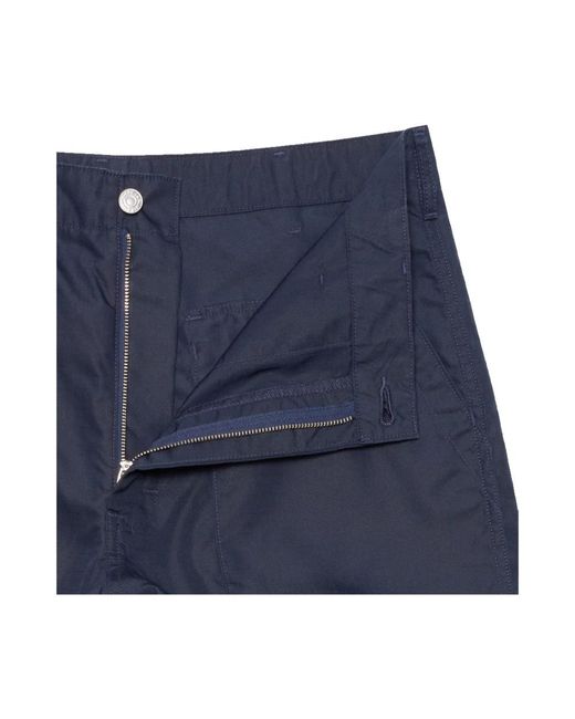 Edwin Blue Straight Trousers for men