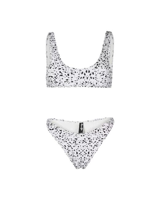 Reina Olga White Bikinis