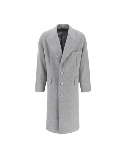 Coats > single-breasted coats Dolce & Gabbana pour homme en coloris Gray