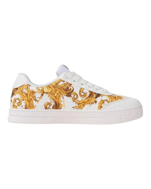 Versace Jeans Couture Metallic Sneakers for men