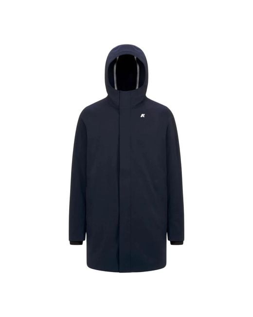 K-Way Blue Rain Jackets for men