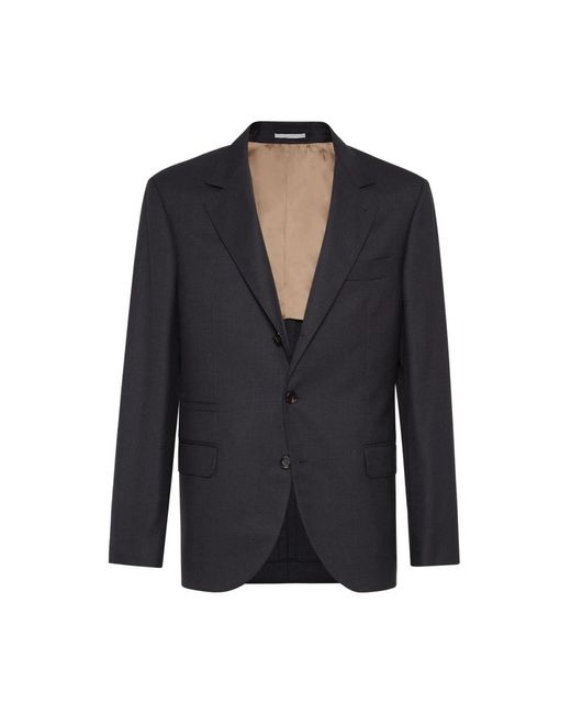 Brunello Cucinelli Blue Blazers for men