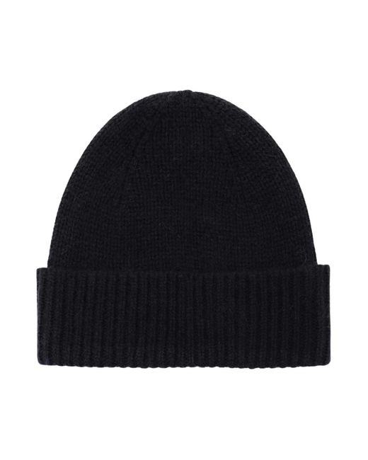 Roberto Collina Beanies in het Black voor heren