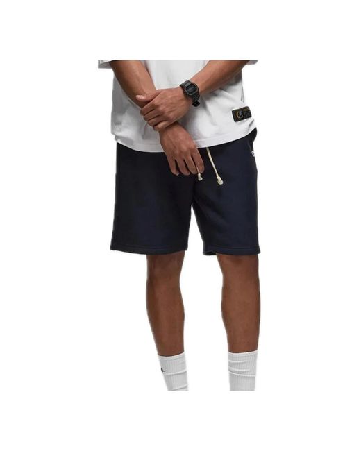 Champion Blue Casual Shorts for men