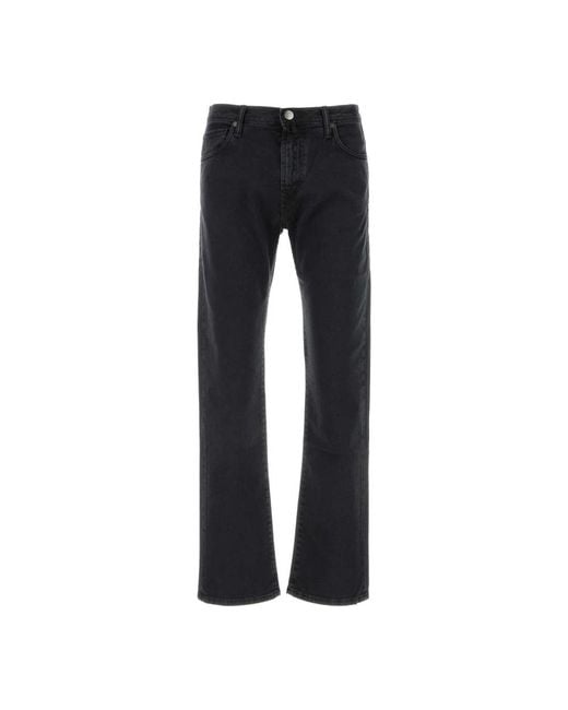 Incotex Blue Straight Fit Jeans for men