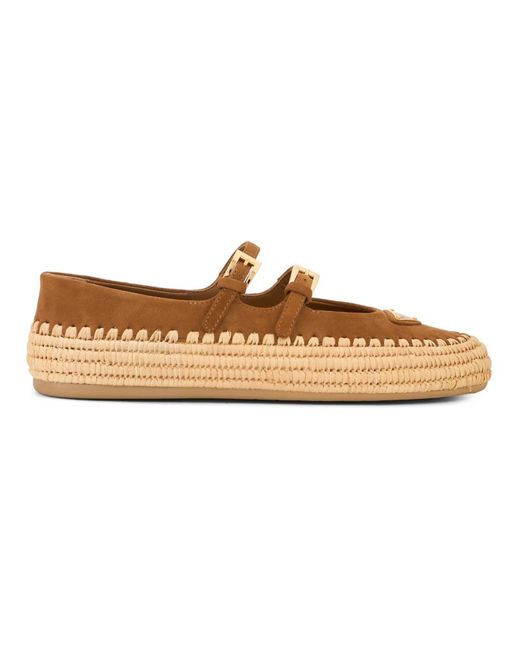 Prada Brown Espadrilles