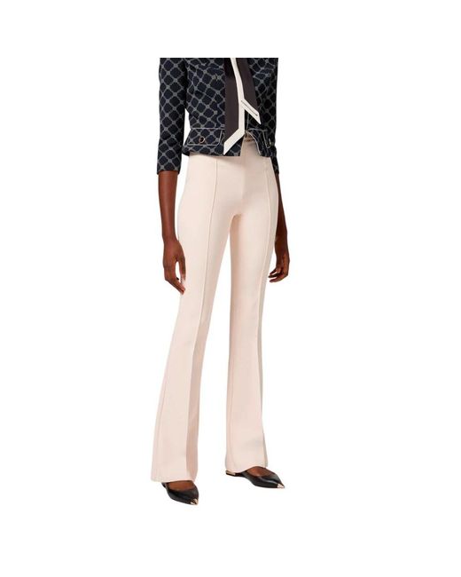 Elisabetta Franchi Pink Wide Trousers