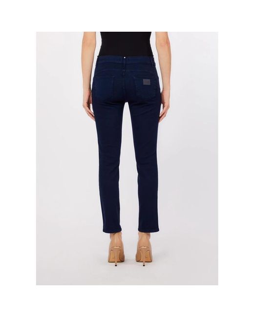 Liu Jo Blue Cropped Trousers