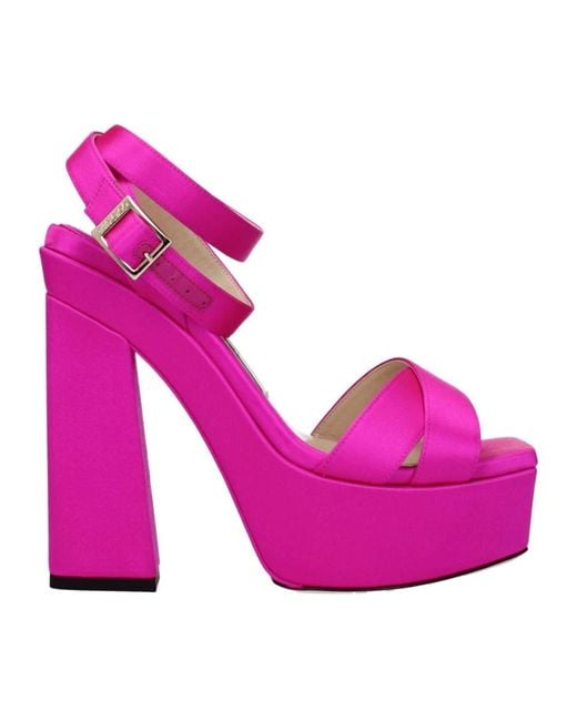 Jimmy Choo Pink High Heel Sandals