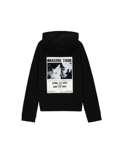 Georgy concert imagine tour felpa nero di Zadig & Voltaire in Black