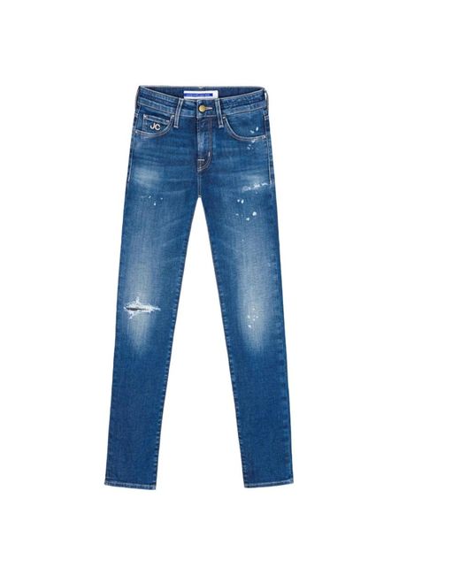 Jacob Cohen Italienische designer-jeans in Blue für Herren