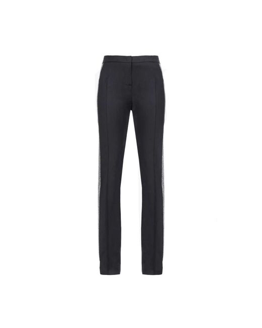 Pinko Blue Slim-Fit Trousers