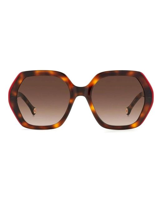 Carolina Herrera Brown Sunglasses