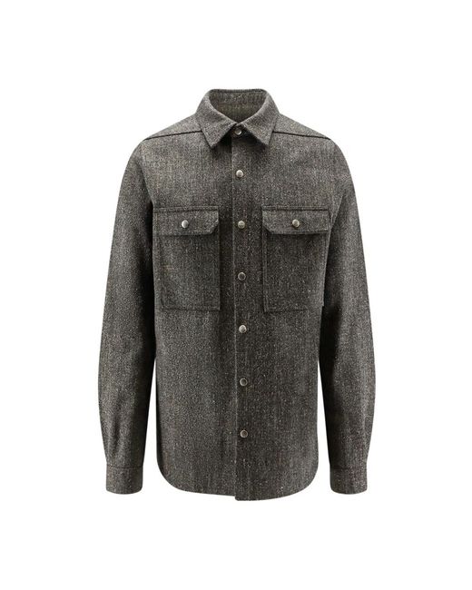 Rick Owens Gray Light Jackets for men