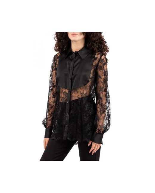 Hanita Overhemden ,Zwart ,Camicia in het Black