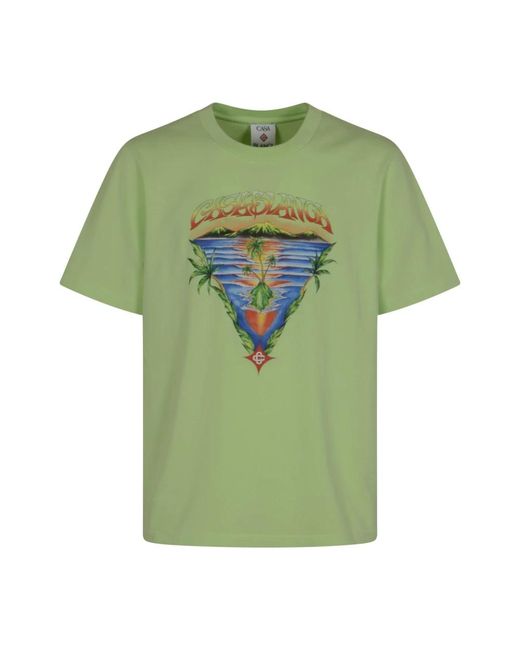 Casablanca Green T-Shirts for men