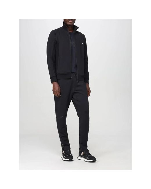 HUGO Blaue Slim-Fit Hose Mit Gürtelschlaufen in Blue für Herren