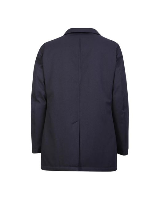 Herno Coats > Double-breasted Coats in het Blue