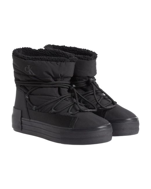 Calvin Klein Black Winter Boots