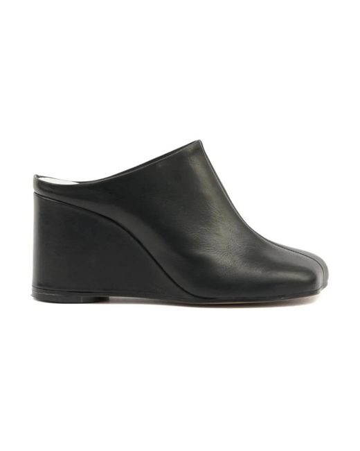 MM6 by Maison Margiela Black Wedges