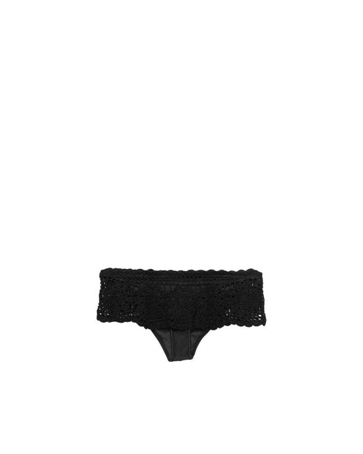Frankie's Bikinis Black Underpants