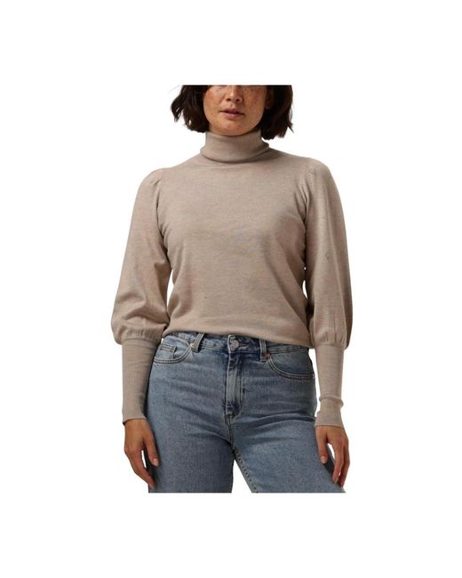 Notre-v Gray Basic Strickbluse