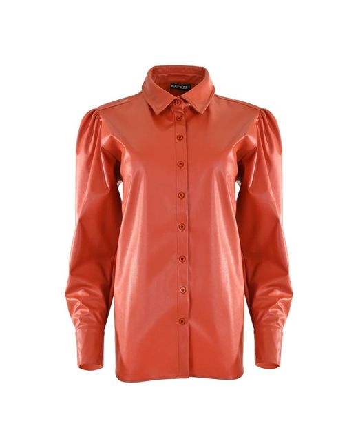Maicazz Red Galata Bluse