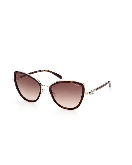 Accessories > sunglasses Emilio Pucci en coloris Brown