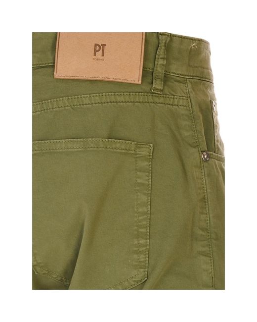 PT Torino Green Slim-Fit Jeans for men